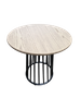 Table d'appoint en marbre clair