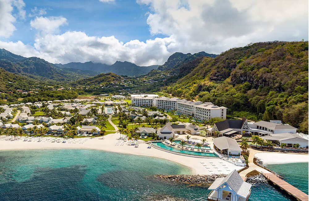 صنادل سانت فنسنت وجزر غرينادين | مشروع منتجع صديق للبيئة - حالة أثاث مخصصة حسب الطلب